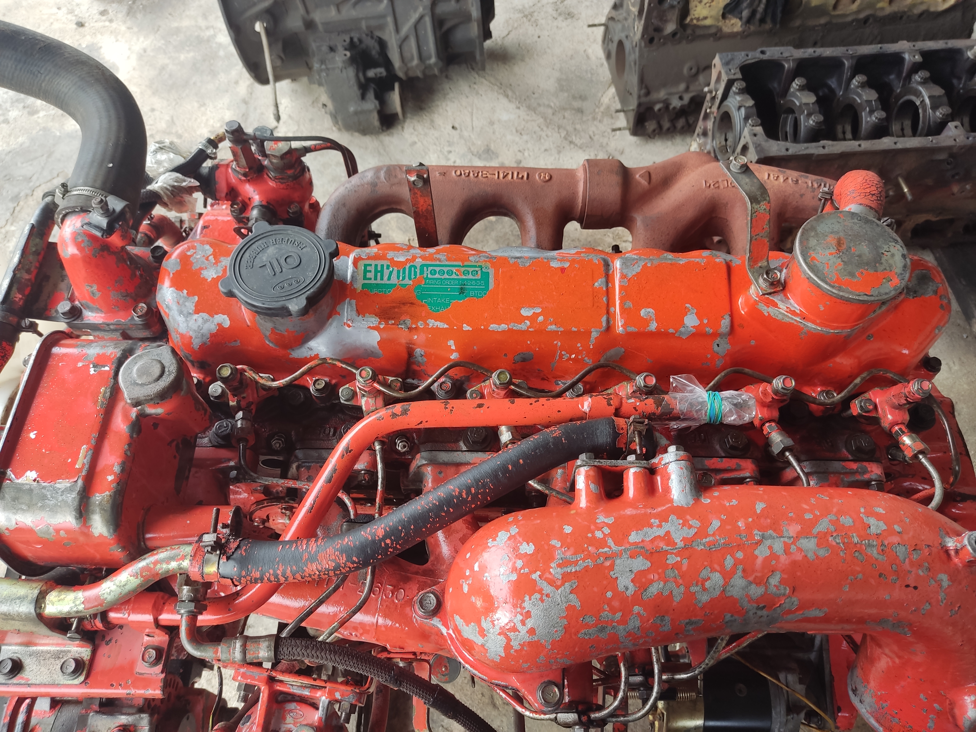 เครื่อง HiNO Eh-700 ปั๊มลม 165 แรง เครื่อง HiNO Eh-700 ปั๊มลม 165 แรง