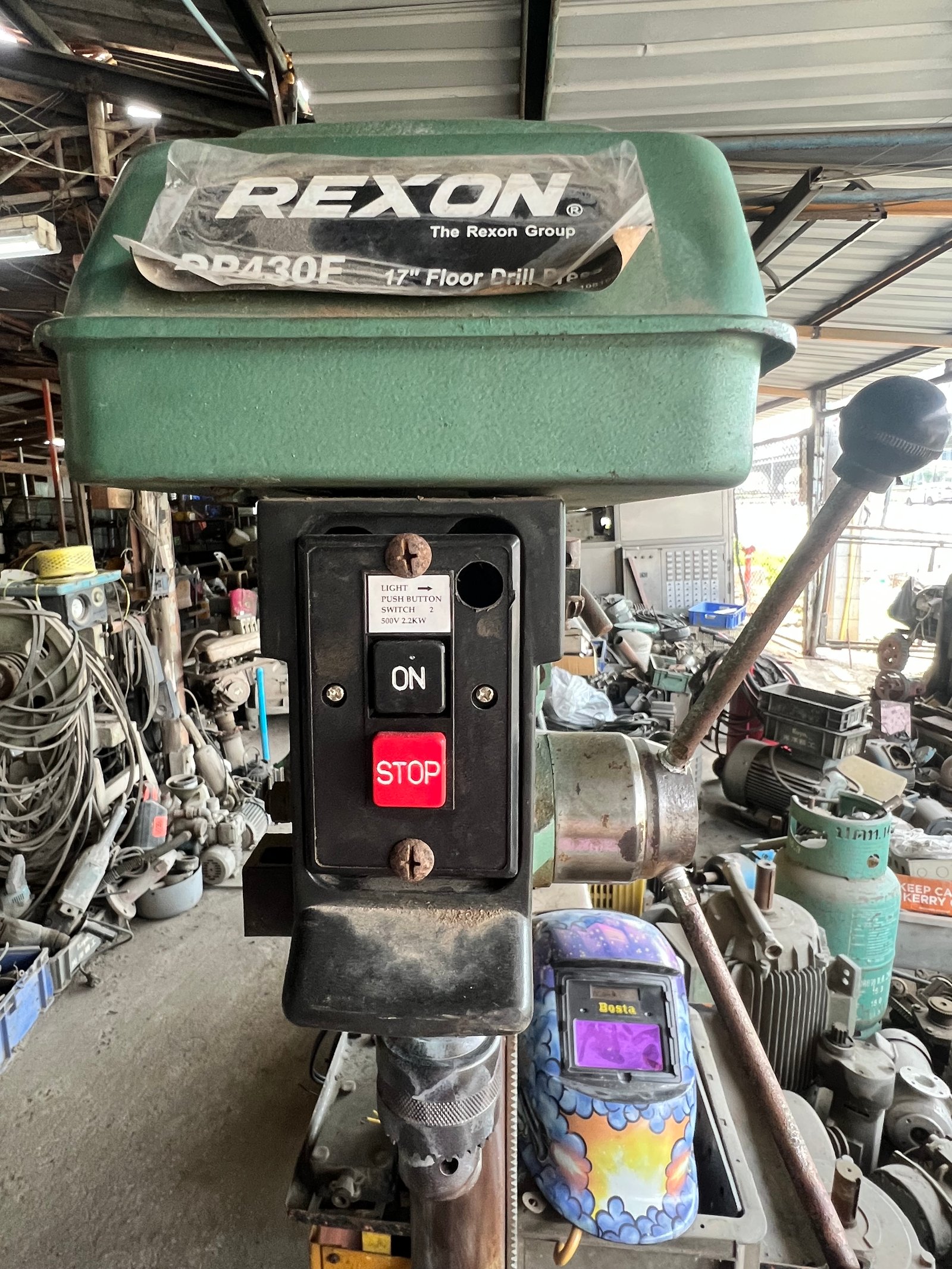 สว่านแท่น Rexon สภาพสวย ใหม่เก่าเก็บ สว่านแท่น Rexon สภาพสวย ใหม่เก่าเก็บ
