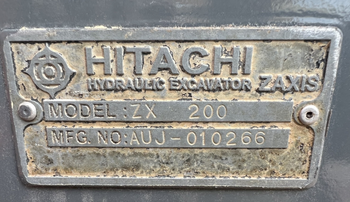 Hitachi Zx200-1 สวยเดิมเก็บงานใหม่ เต็มพร้อมใช้ เอกสารใบแจ้งจำหน่าย ราคา 1.050.000 โท 0817410515