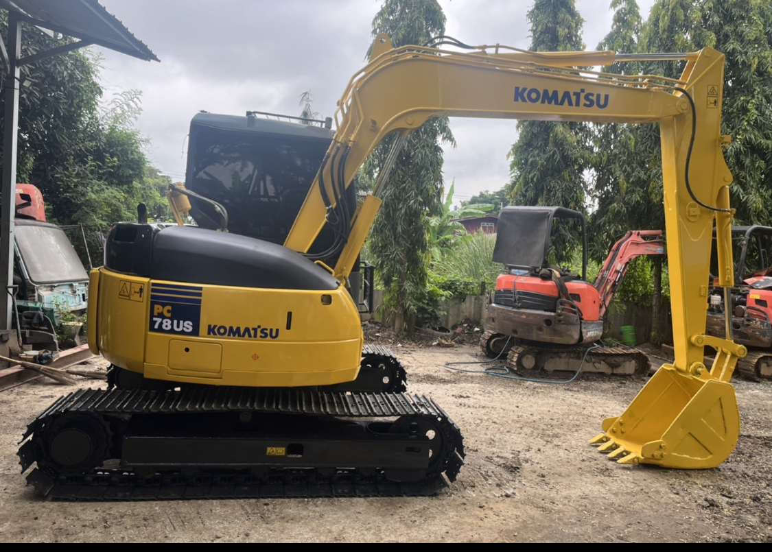 KOMATSU PC78US-6 ขนาด 7 ตัน รถสวยเต็ม พร้อมใช้ เอกสารชุดแจ้งจำหน่าย ราคา 580,000 บาท โท 0817410515