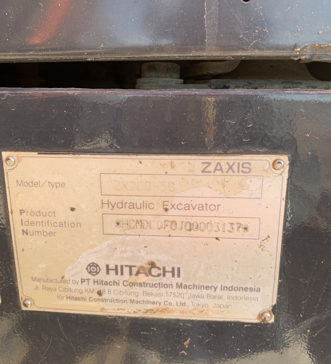 Hitachi Zx-5g เก็บงานแล้ว พร้อมใช้ พร้อมจัด ราคา 1470000 โท 081-7410515