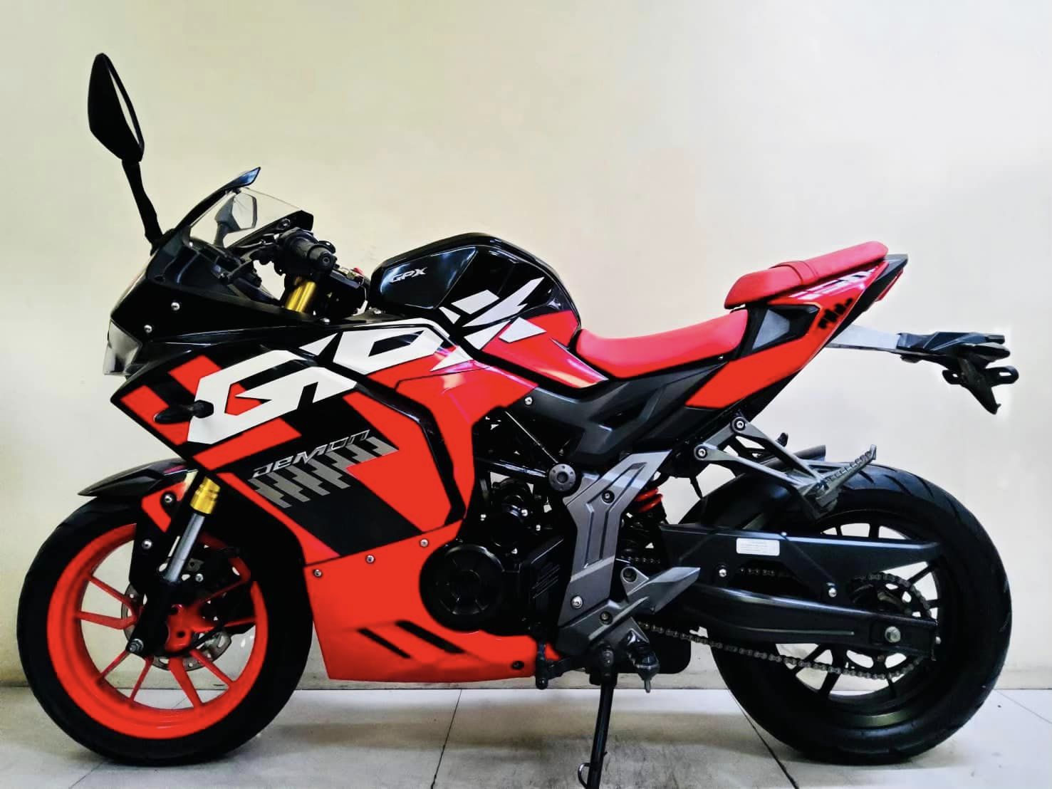 All NEW GPX Demon 150 GR FI ปี2022 โฉมใหม่ล่าสุด สภาพเกรดA 2179 กม. เอกสารครบพร้อมโอน