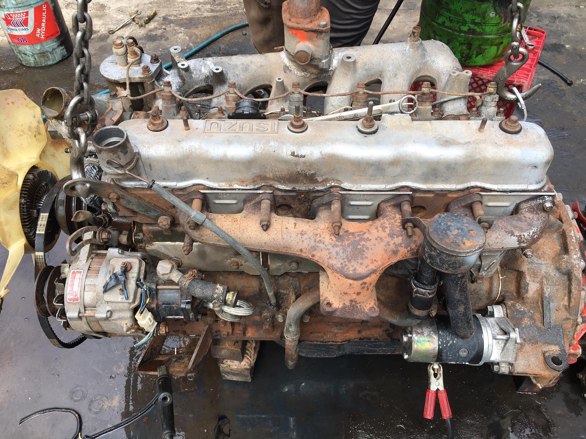 ขายเครื่อง ISUZU 6BFพร้อมเกียร์หน้ายาวสภาพดีพร้อมใช้งาน ขายเครื่อง ISUZU 6BFพร้อมเกียร์หน้ายาวสภาพดีพร้อมใช้งาน