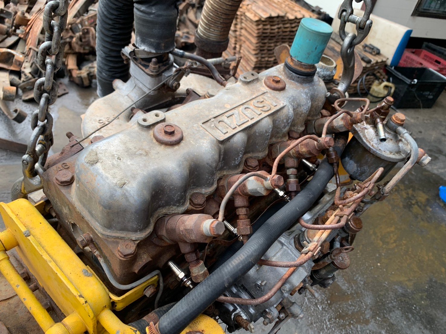 เครื่องISUZU C240 ตัดจากแมคโคเล็ก เครื่องISUZU C240 ตัดจากแมคโคเล็ก