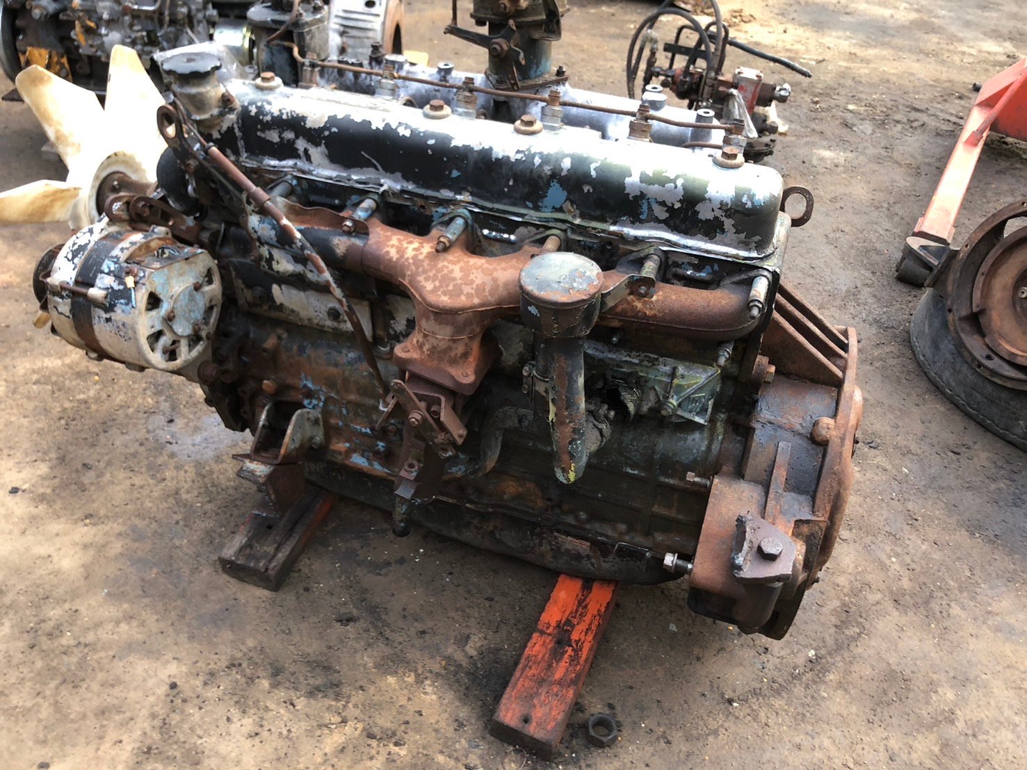 ขายครับ เครื่อง ISUZU 6BD ปั้มลม 165แรง