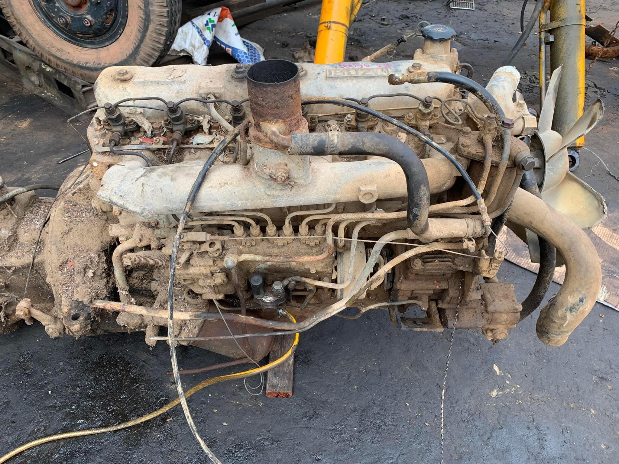 เครื่องISUZU 6BDปั้มลม เครื่องISUZU 6BDปั้มลม