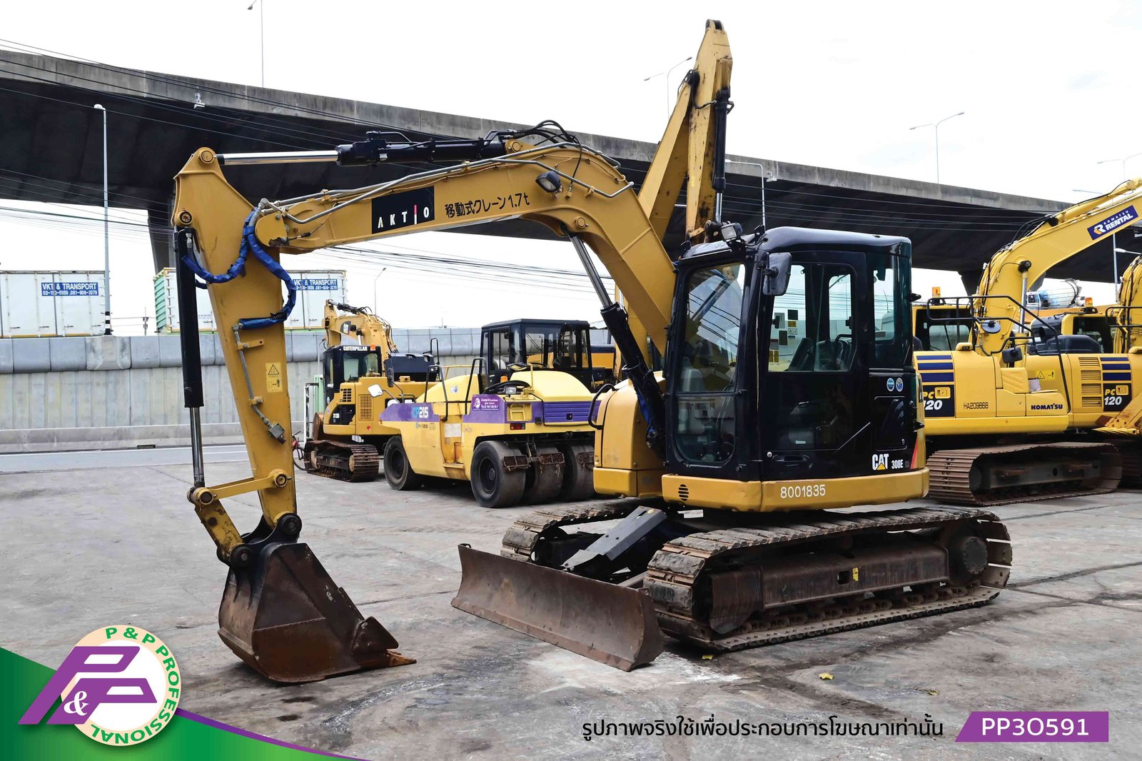 ขายรถขุด CAT 308E รุ่นใหม่ แทรคเหล็กพร้อมเกี๊ยะยาง มีไลน์หัวเจาะ มีใบมีดดัน มีอาร์มเครน ชั่วโมงน้อย 