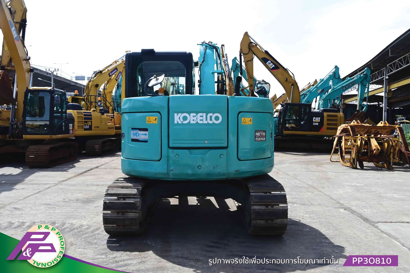 ขายรถขุด KOBELCO SK75SR-3 YT07 แทรคเหล็กพร้อมเกี๊ย