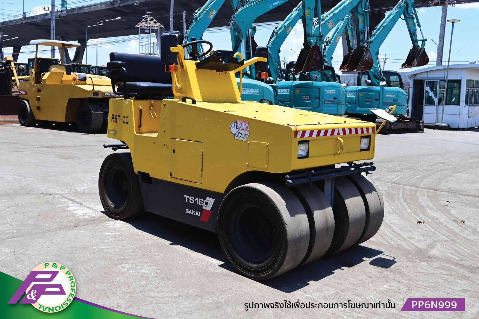 ขายรถบด SAKAI TS160 รถบดล้อยาง 7 ล้อ ชั่วโมงน้อย มือสองสภาพดี นำเข้าจากญี่ปุ่น โดย P&P Pro ขายรถบด SAKAI TS160 รถบดล้อยาง 7 ล้อ ชั่วโมงน้อย มือสองสภาพดี นำเข้าจากญี่ปุ่น โดย P&P Pro