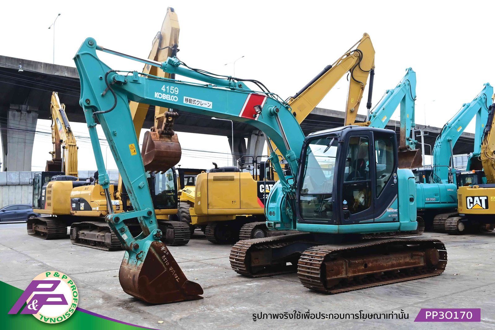 ขายรถขุด KOBELCO SK125SR-3 YV07 มีกล้องมองหลัง มีอาร์มเครน ชั่วโมงน้อย มือสองสภาพดี นำเข้าจากญี่ปุ่น
