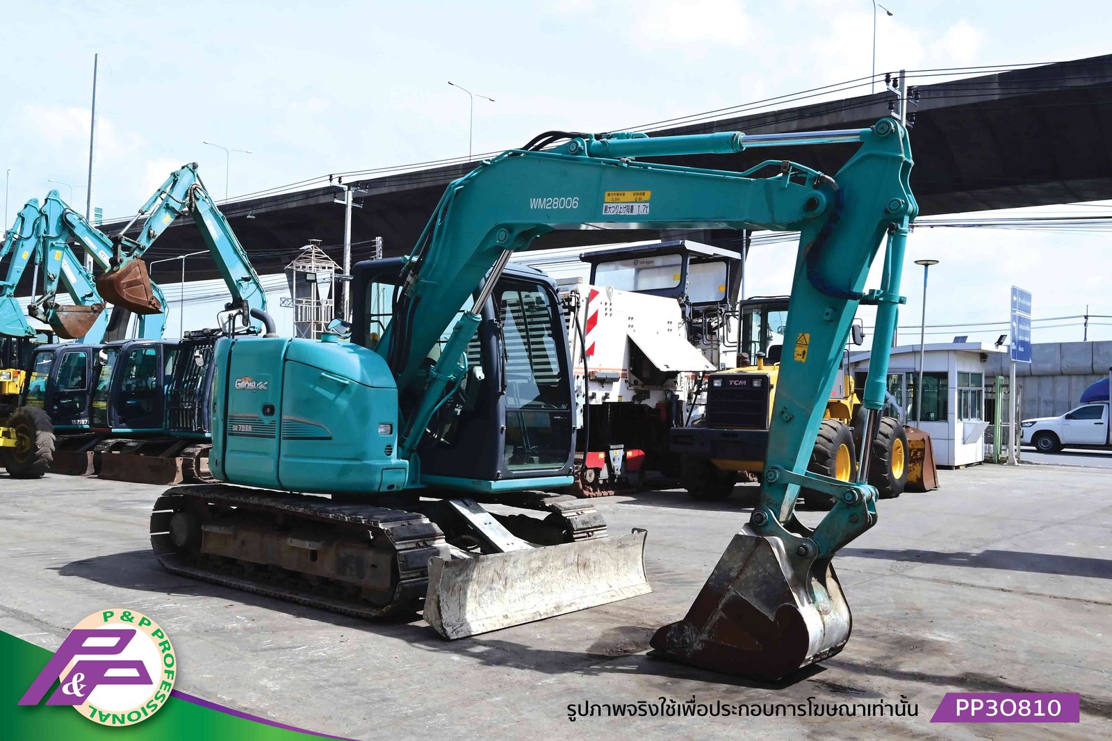 ขายรถขุด KOBELCO SK75SR-3 YT07 แทรคเหล็กพร้อมเกี๊ย