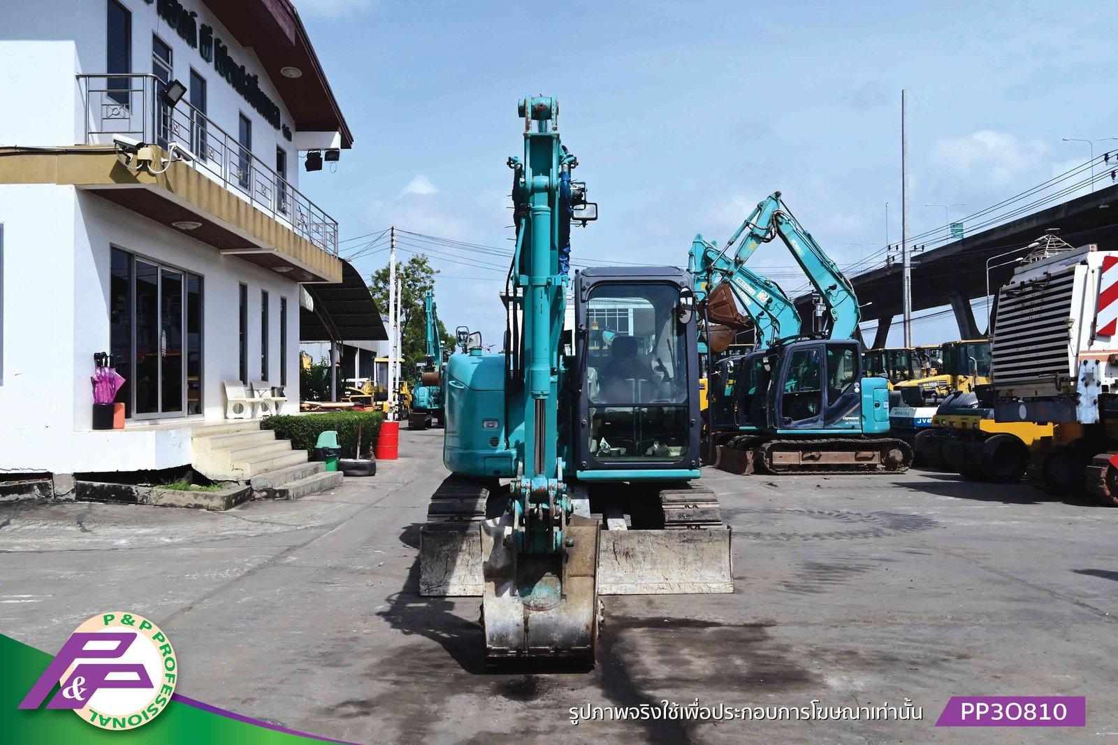 ขายรถขุด KOBELCO SK75SR-3 YT07 แทรคเหล็กพร้อมเกี๊ย