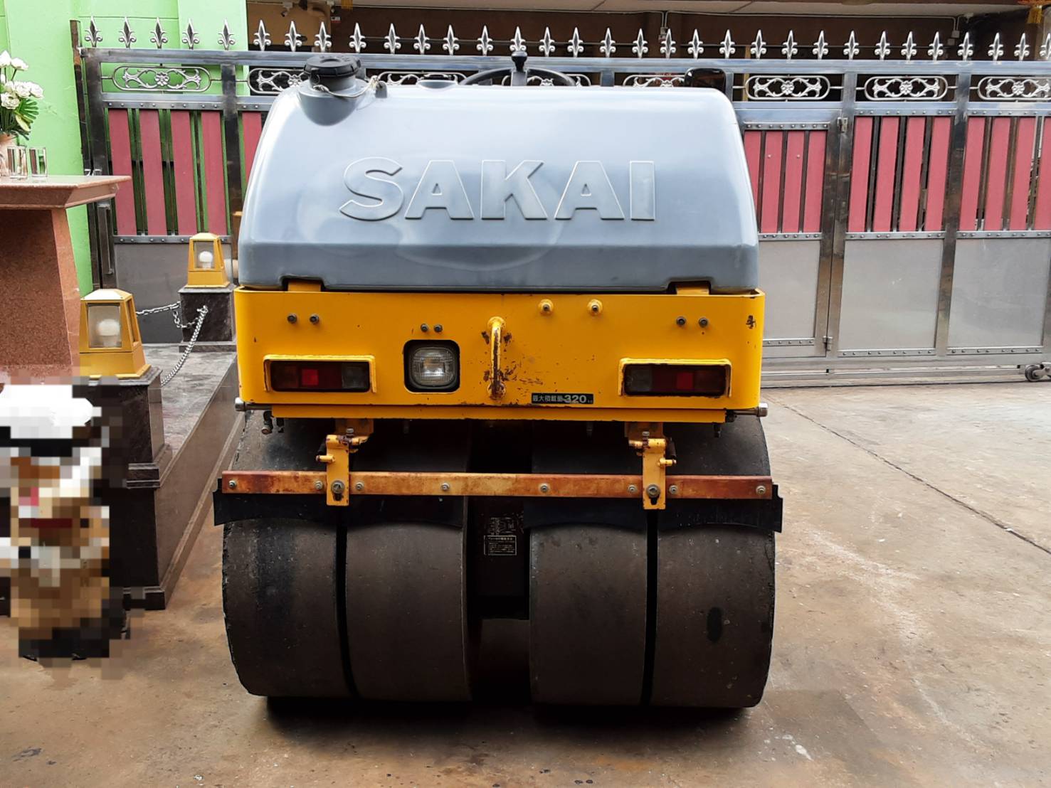 ขาย รถบดหน้าเหล็ก-หลังยาง SAKAI รุ่น TW-500W