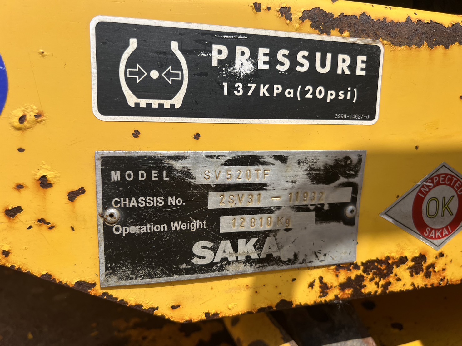 รถบด sakai SV520 TF มีให้2เปลือก ปี62 รถสวยสมบูรณ์มากเครื่องเดิม 7,950 ชม. สามารถจัดไฟแนนซ์ได้ 1.1-1 รถบด sakai SV520 TF มีให้2เปลือก ปี62 รถสวยสมบูรณ์มากเครื่องเดิม 7,950 ชม. สามารถจัดไฟแนนซ์ได้ 1.1-1