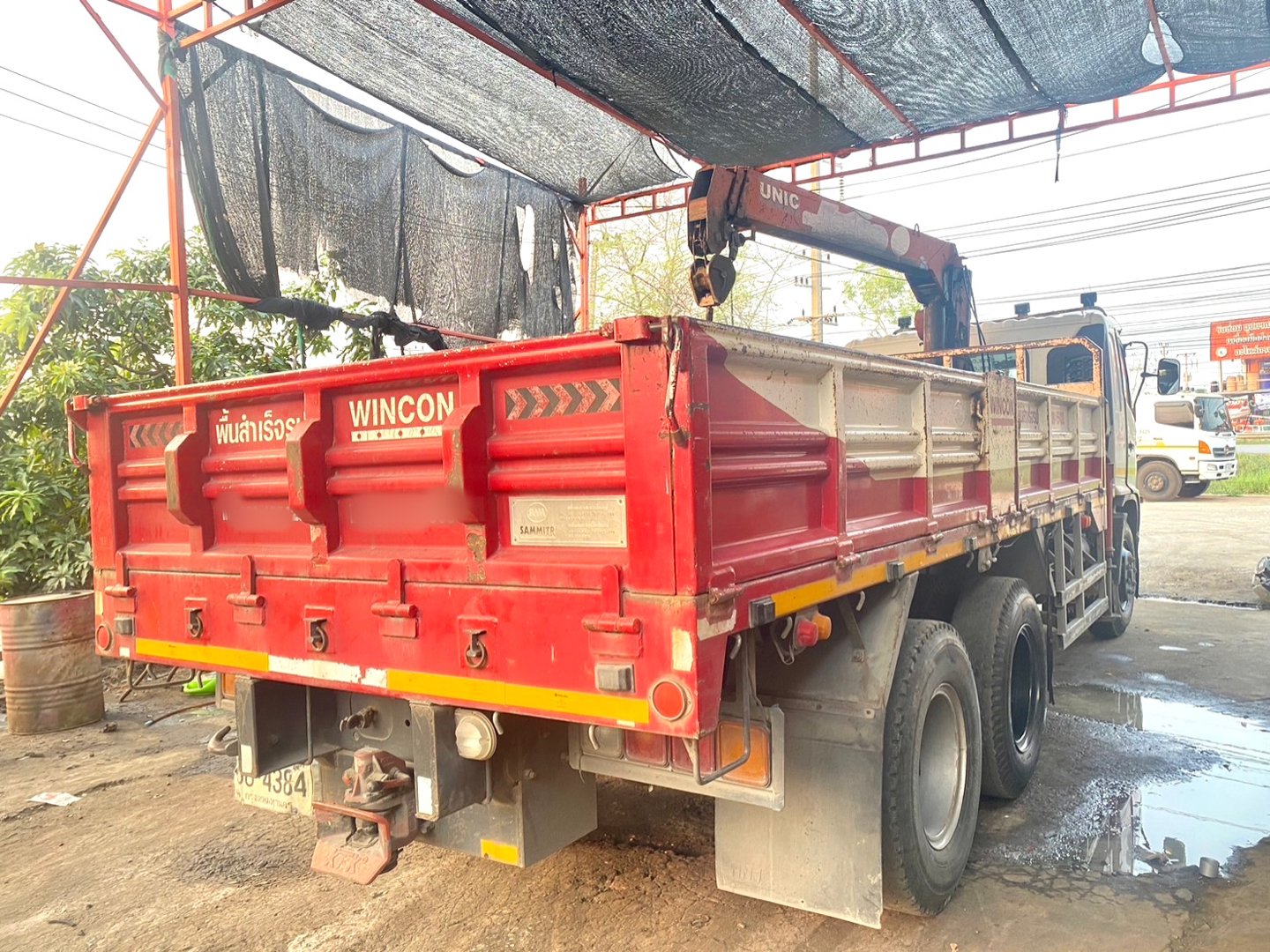 FM8j251ปี56 ติดเครนUnic 3.4 ตัน รถสวยเดิมบาง เเม่ลูก สอบถามดัยคับ
