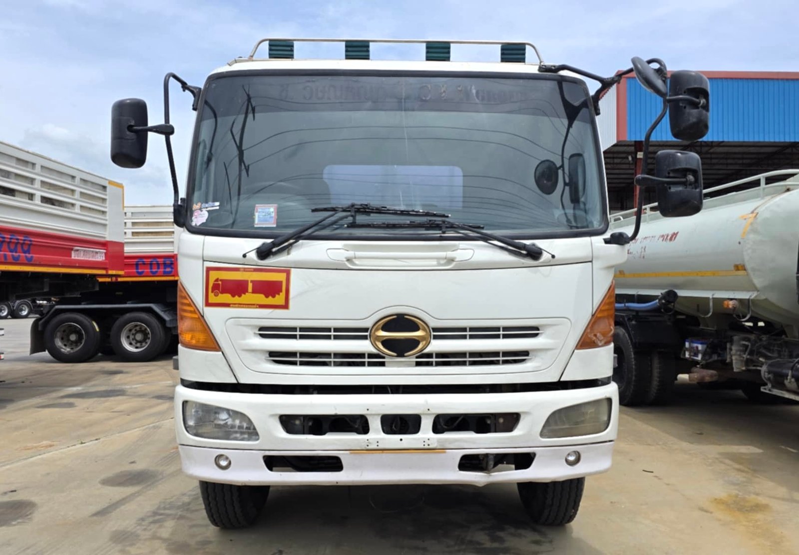 สิบล้อแท๊งค์น้ำ ฮีโน่FM1j 260ปี49 2เพลา ถังใหม่ 15,000 ลิตร