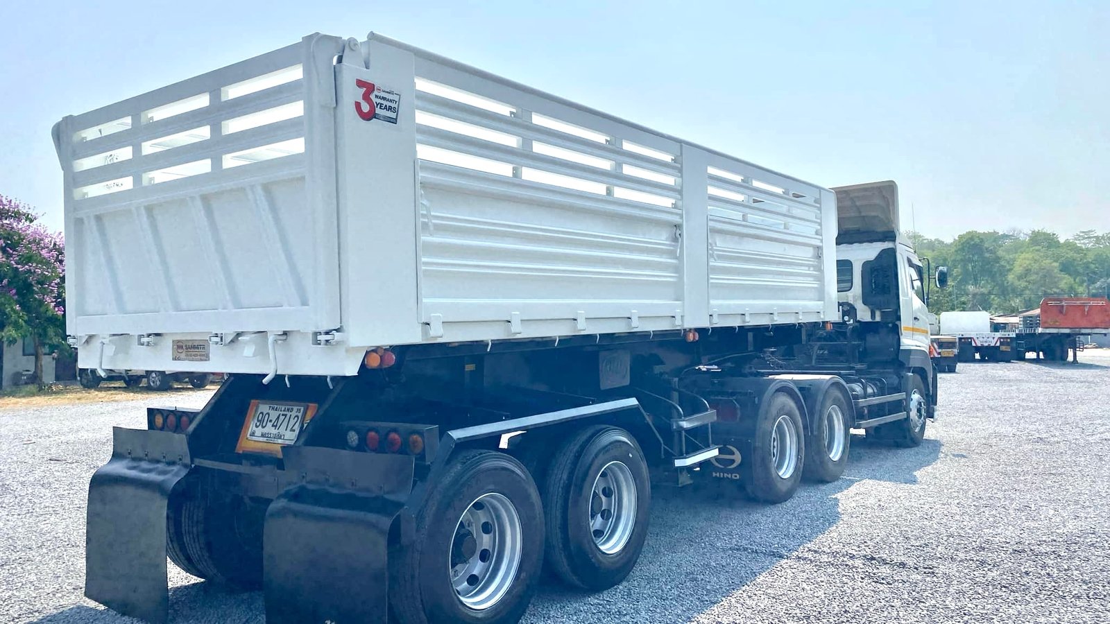 หัวลาก Hino FM1A344 ปี64พร้อมหางเซมิดั้ม สามมิตร ปี65