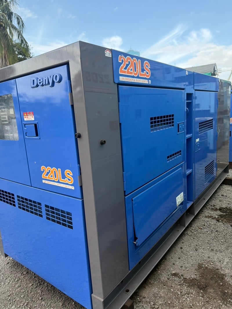 DCA220LSI- เครื่องกำเนิดไฟฟ้า Denyo ขนาด 200KVA 220KVA by OEK
