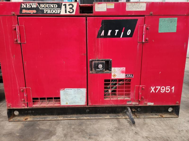 DCA13SPK :เครื่องปั่นไฟ Denyo genset10.5/13kva. Kubota Engine by OEK 098-5625920