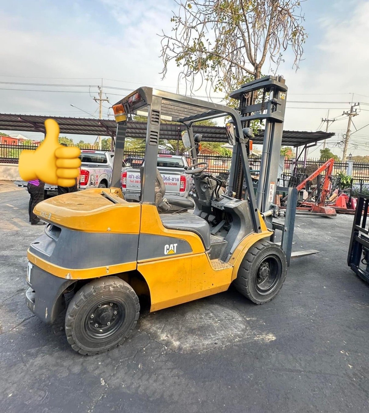 รถโฟล์คลิฟท์ forklift  3.0 ตัน, เสา 4 มม.
⭐️CATERPILLAR  :DP30NT
⭐️เครื่องยนต์ดีเซล S4S : 3,331 ซีซี
⭐️เกียร์ออโต้ ➡️ยางตันหน้า-หลัง
⭐️ราคา 250,000.-(รับประกัน 1 เดือน)
➡️สอบถาม
🆔0846942255