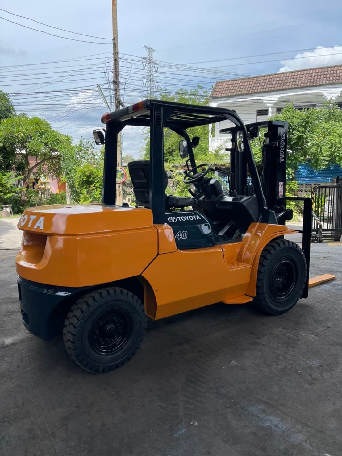 ขายฟอร์คลิฟท์เก่านอกนำเข้าจากญี่ปุ่น Toyota 7fd40  