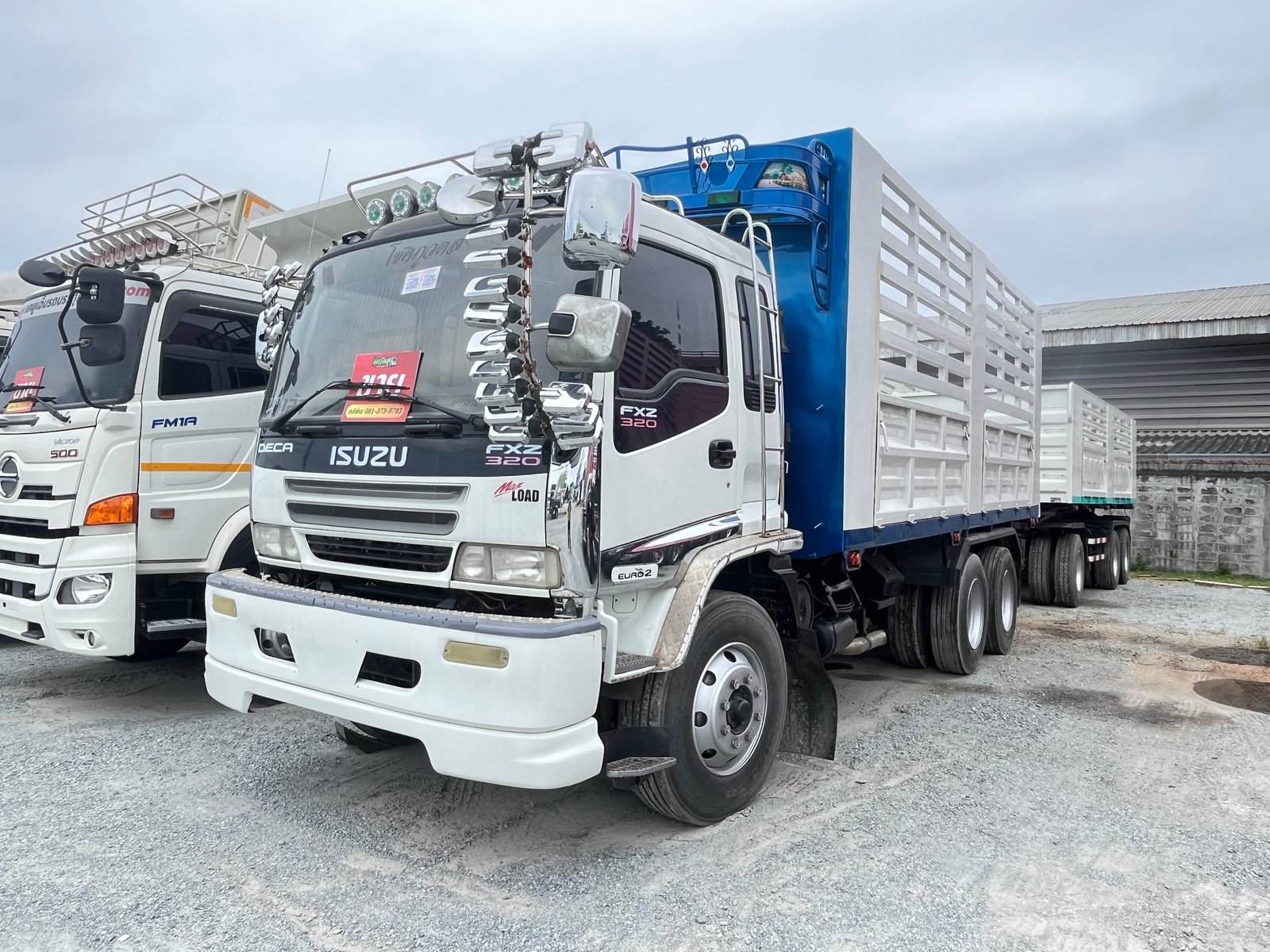 สิบล้อดัมพ์ ISUZU FXZ 320 แรง ปี 2551 (7387)