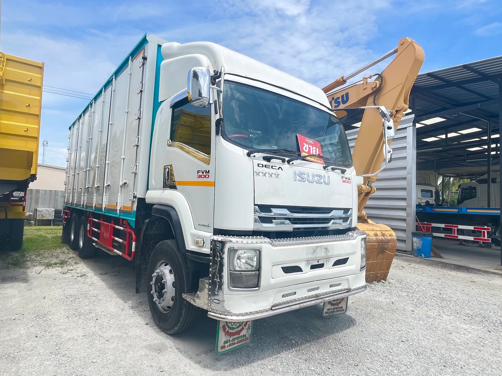 👉 สิบล้อตู้ ISUZU FVM 300แรง ปี 2562 (0634) 👉 สิบล้อตู้ ISUZU FVM 300แรง ปี 2562 (0634)