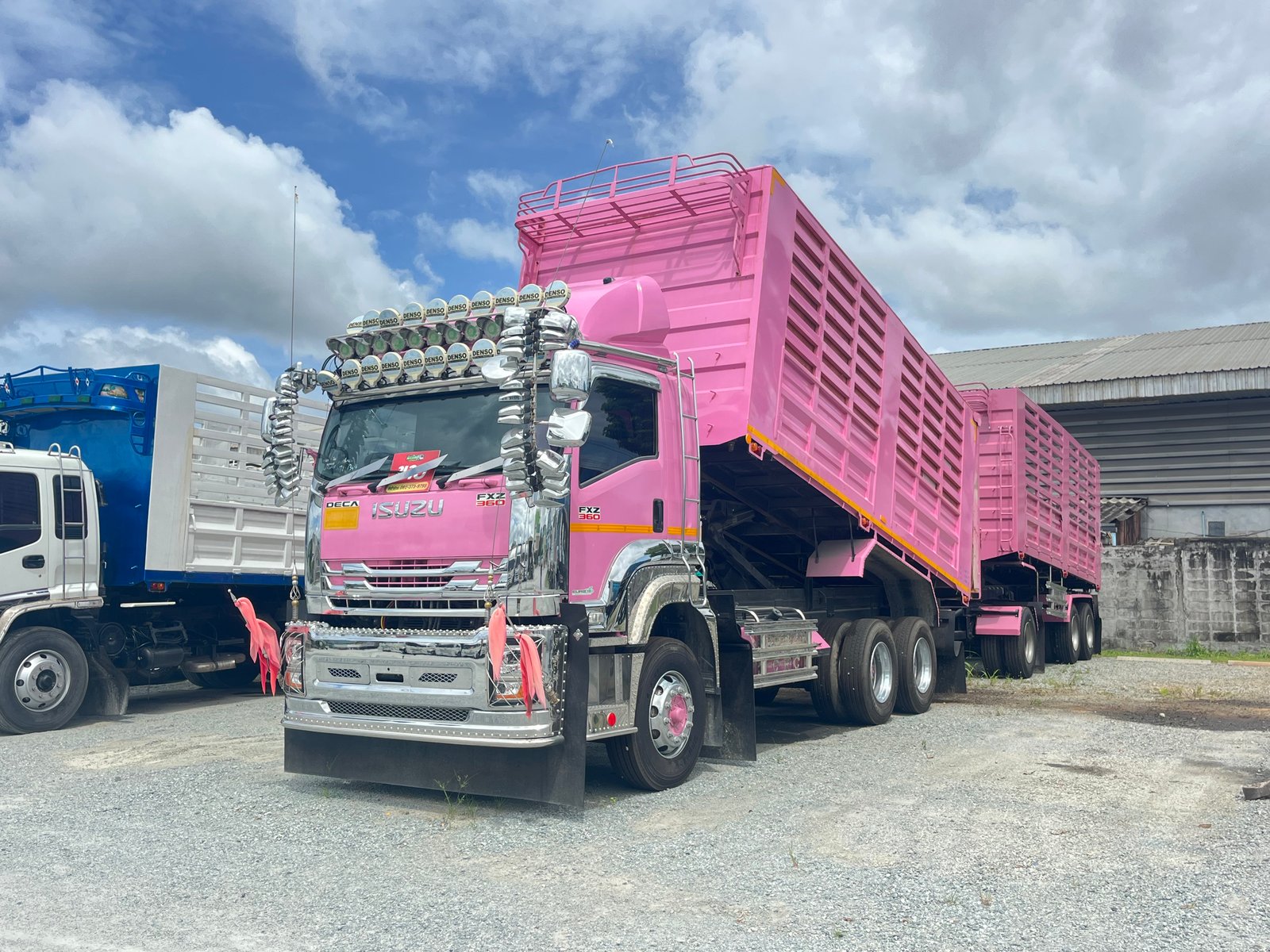 สิบล้อดัมพ์พ่วงแม่ลูก ISUZU FXZ 360 แรงปี66 หางดัมพ์ ปี 66 (1364)(2110) สิบล้อดัมพ์พ่วงแม่ลูก ISUZU FXZ 360 แรงปี66 หางดัมพ์ ปี 66 (1364)(2110)
