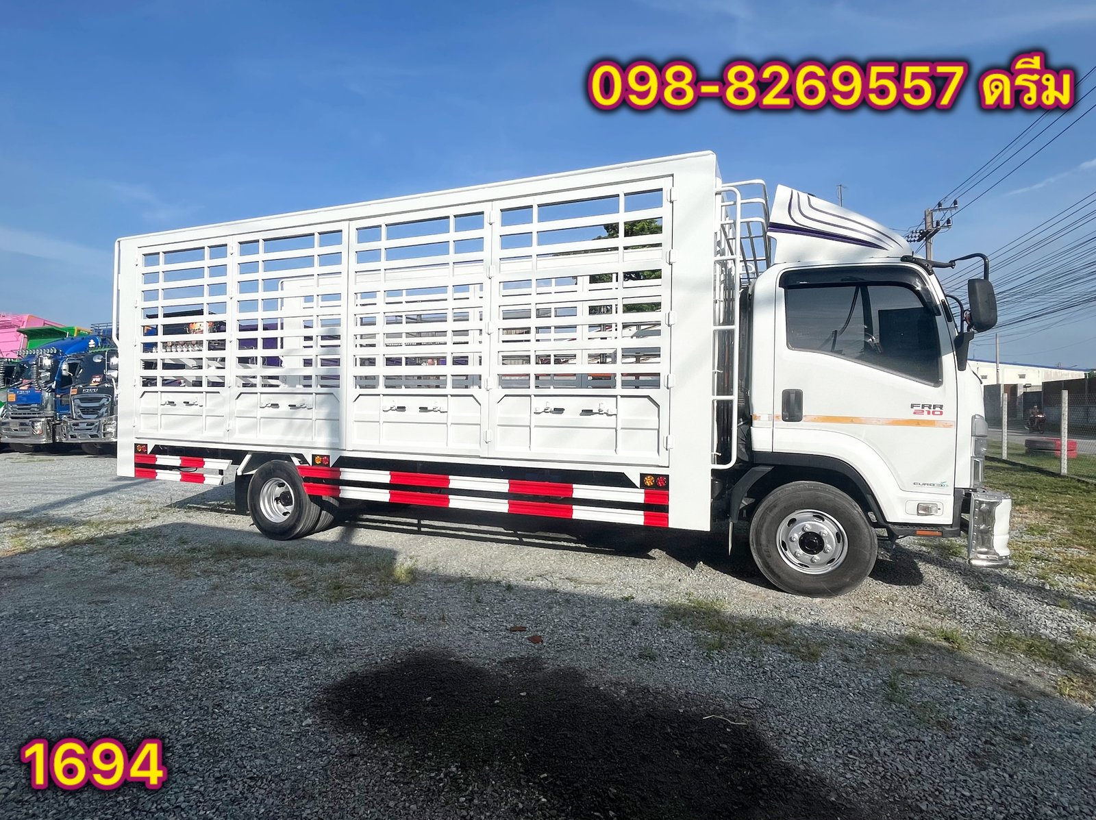 🦋 หกล้อคอก ISUZU FRR 210 แรง ปี 2565 (1694) 🦋 หกล้อคอก ISUZU FRR 210 แรง ปี 2565 (1694)