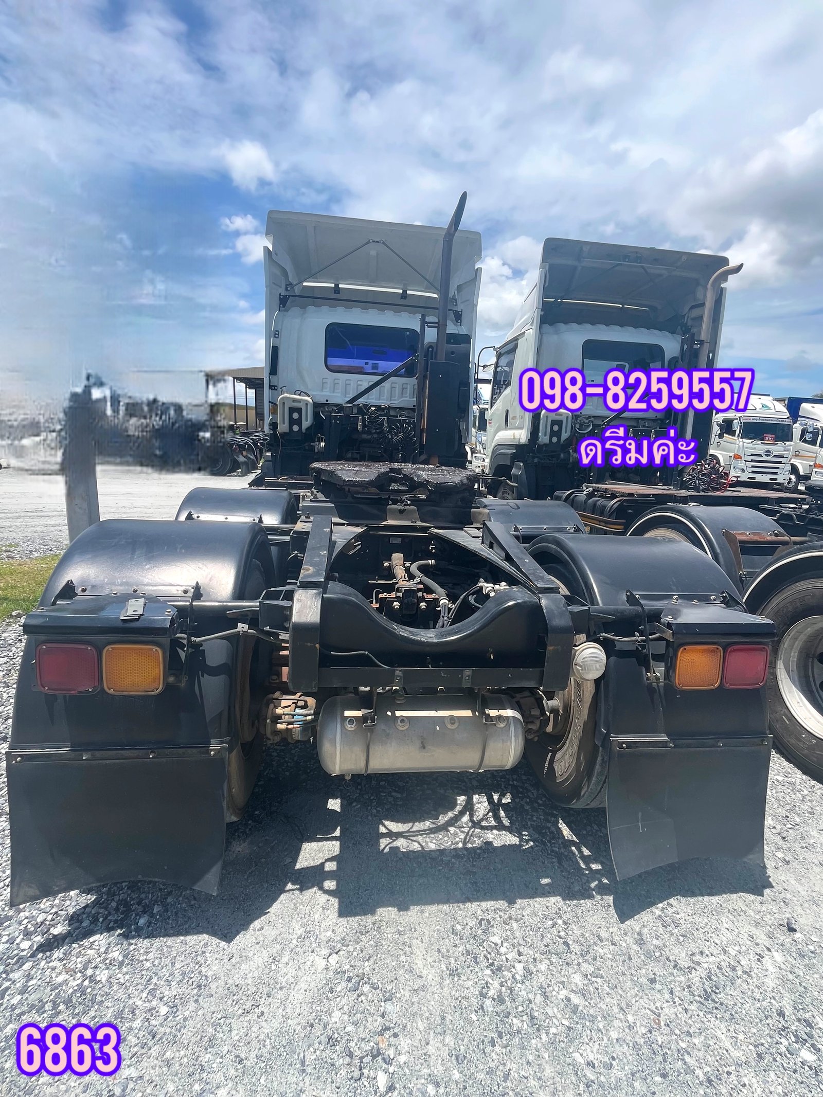 📌สิบล้อหัวลาก ISUZU GXZ 360  แรง  ปี 2555  (6863)