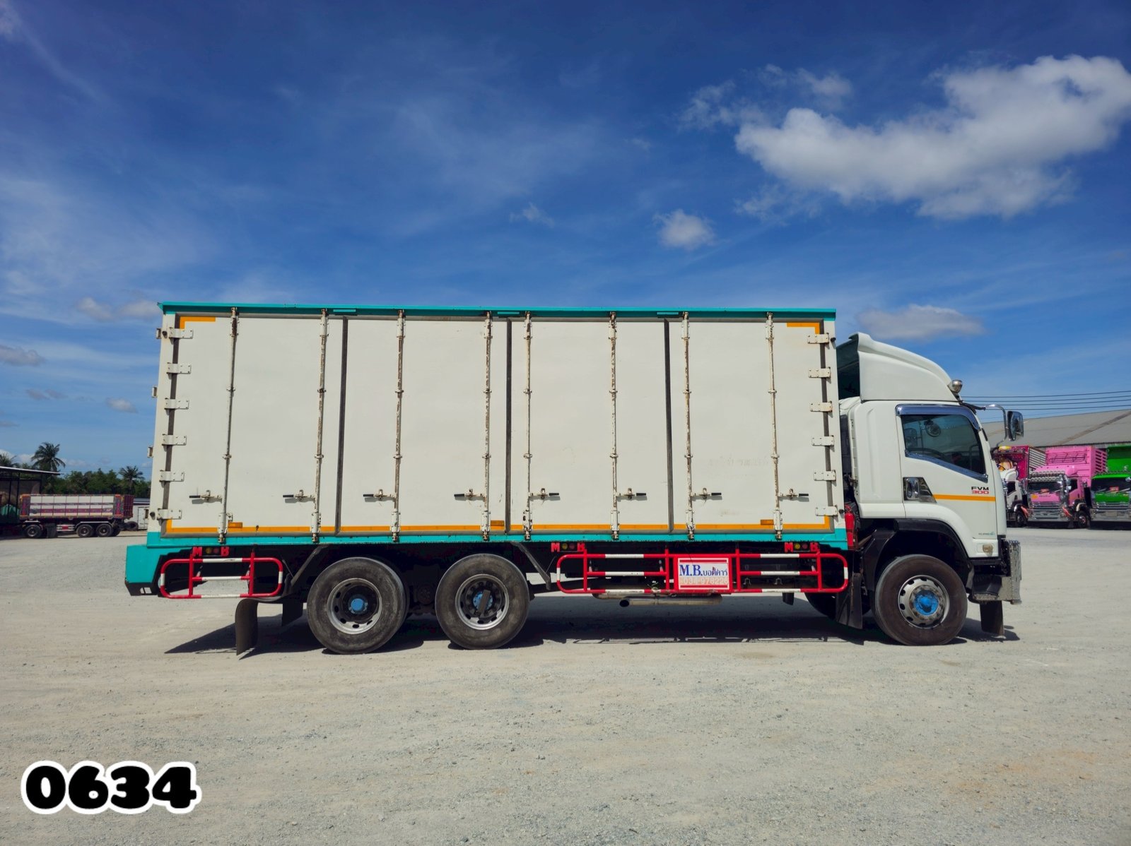 👉 สิบล้อตู้สิบบาน ISUZU FVM 300 แรง ปี 2562 (0634)