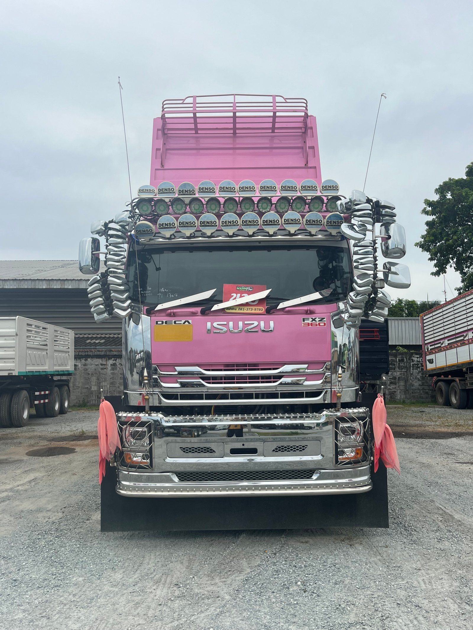 สิบล้อดัมพ์พ่วงแม่ลูก ISUZU FXZ 360 แรงปี 66 หางดัมพ์ สามเพลา ปี 66 (1364)(2110