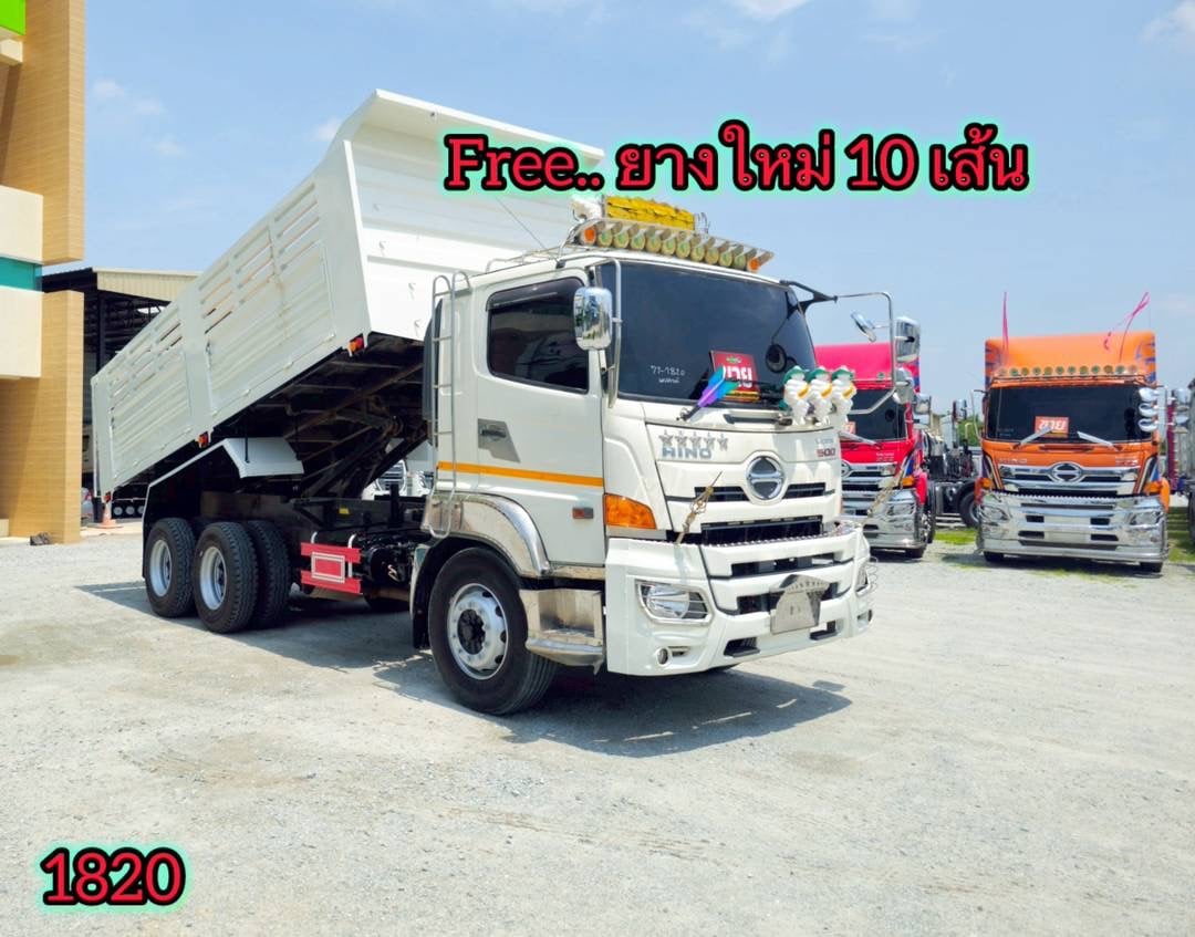 ‼️ สิบล้อดั้มพ์ HINO FM1A 344 แรง ปี 2565 (1820)