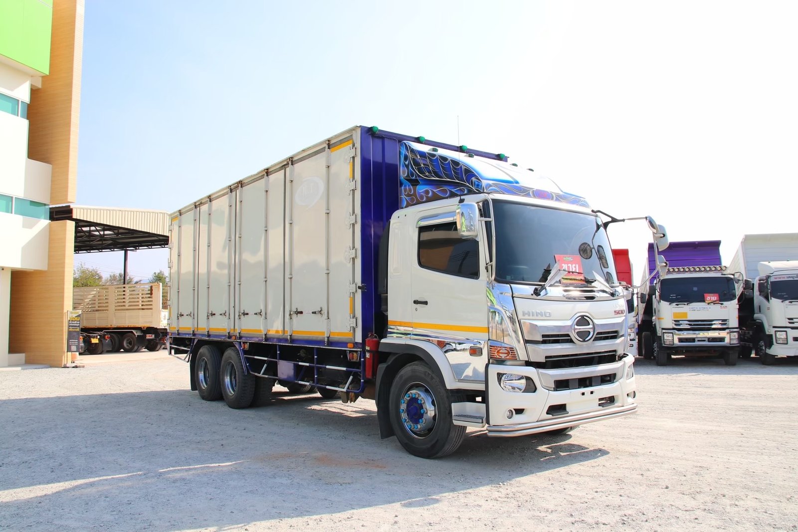 👉 สิบล้อตู้สิบบาน HINO FL8J 260 แรง ปี 2564 (6127)