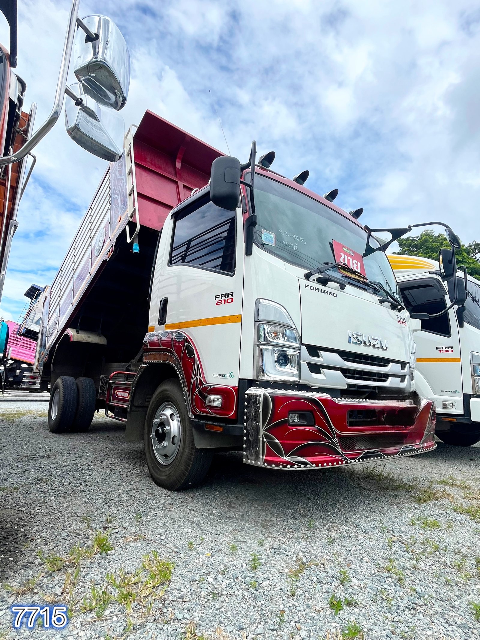 🦋 หกล้อดั้มพ์ ISUZU FRR 210 แรง ปี 65 (7715)