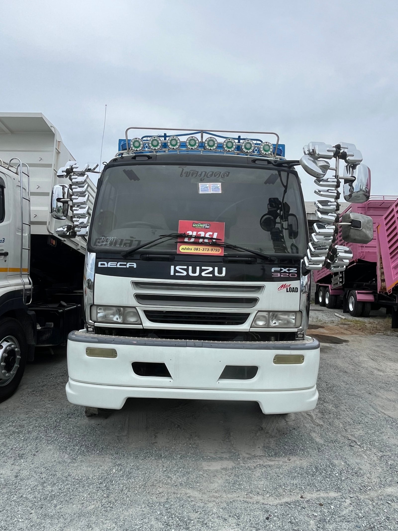 สิบล้อดัมพ์ ISUZU FXZ 320 แรง ปี 2551 (7387)