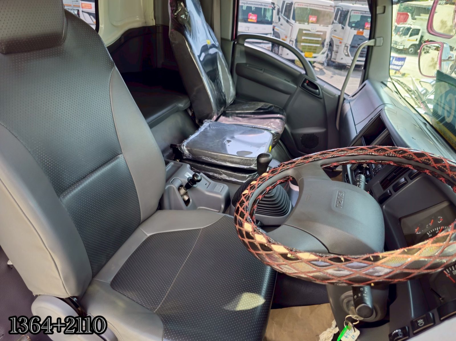 สิบล้อดัมพ์พ่วงแม่ลูก ISUZU FXZ 360 แรงปี 66 หางดัมพ์ สามเพลา ปี 66 (1364)(2110)