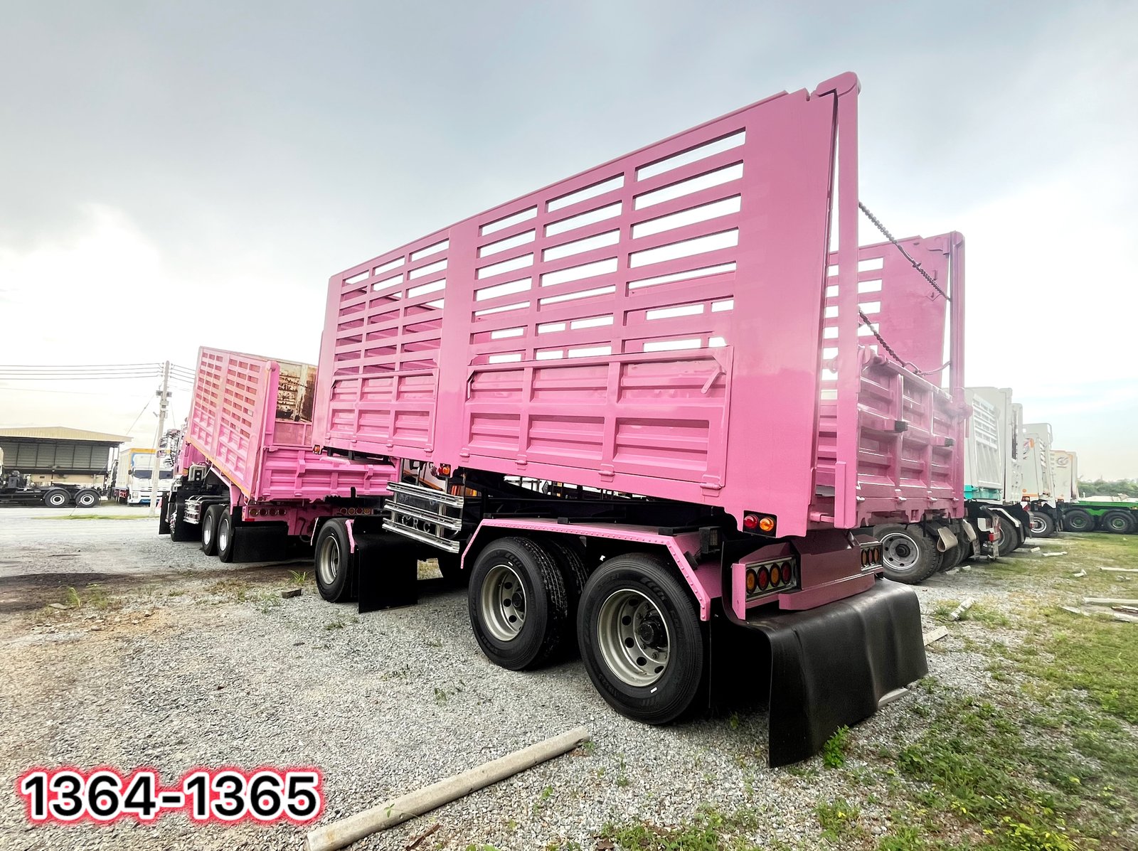 สิบล้อดัมพ์พ่วงแม่ลูก ISUZU FXZ 360 แรงปี 66 หางดัมพ์ สามเพลา ปี 66 (1364)(2110)