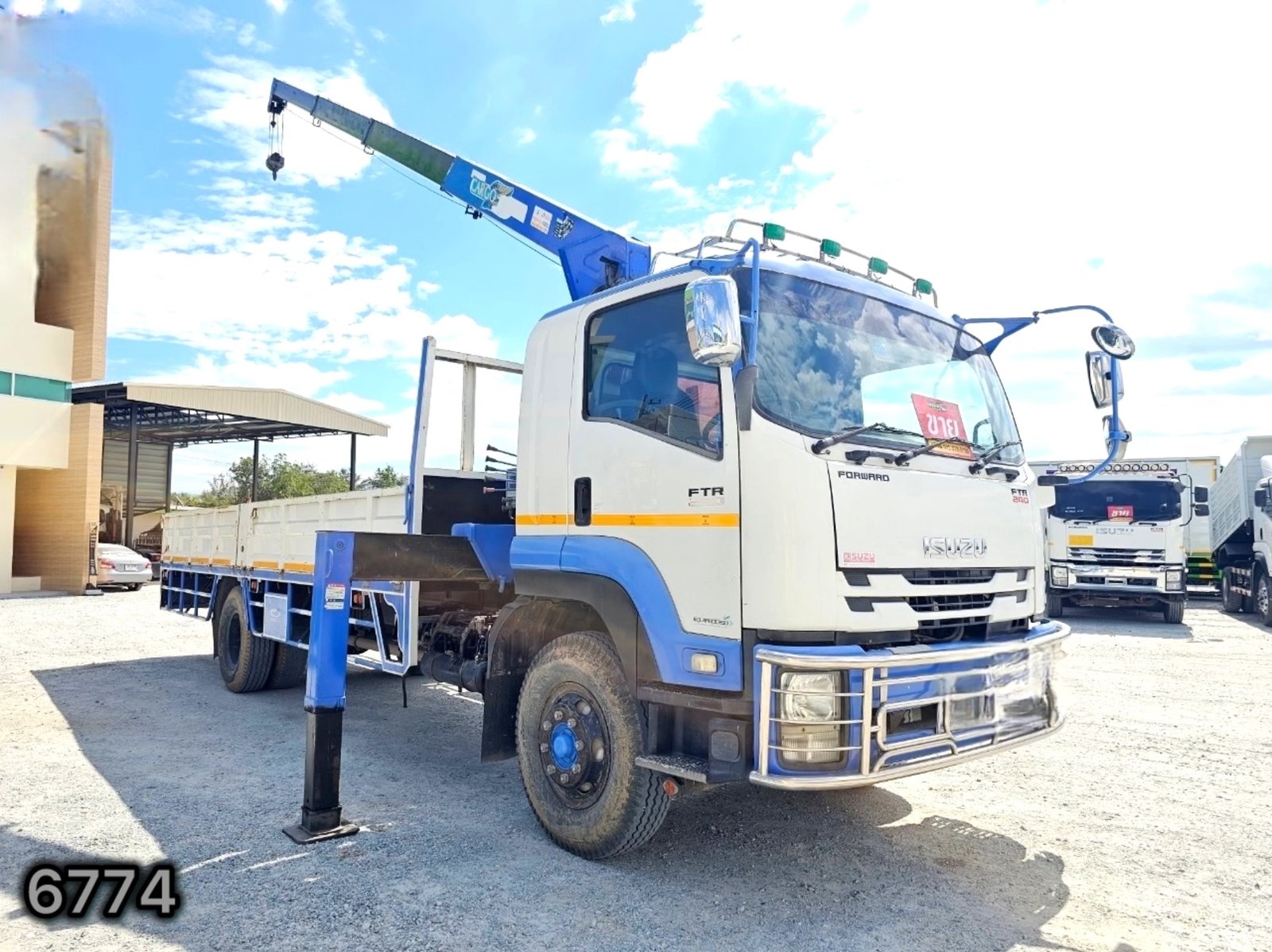 👉 หกล้อเครน ISUZU FTR 240 แรง ปี 2557 (6774)