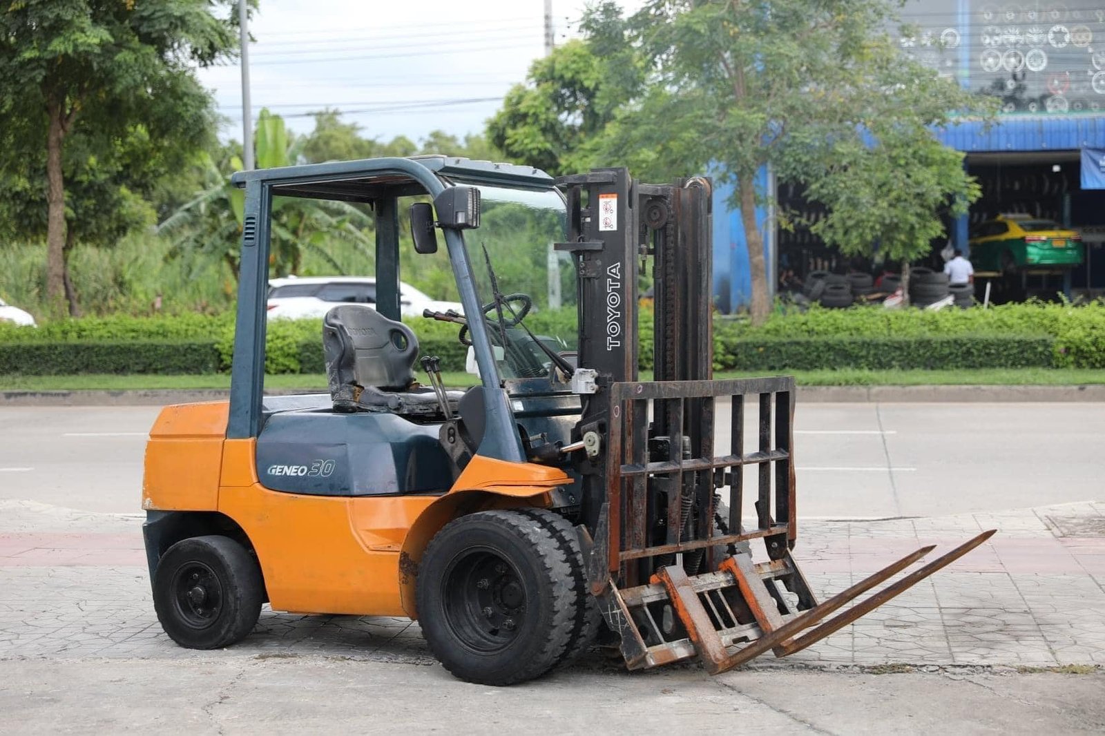 รถฟอร์คลิฟท์ Toyota 7FD30 รถฟอร์คลิฟท์ Toyota 7FD30