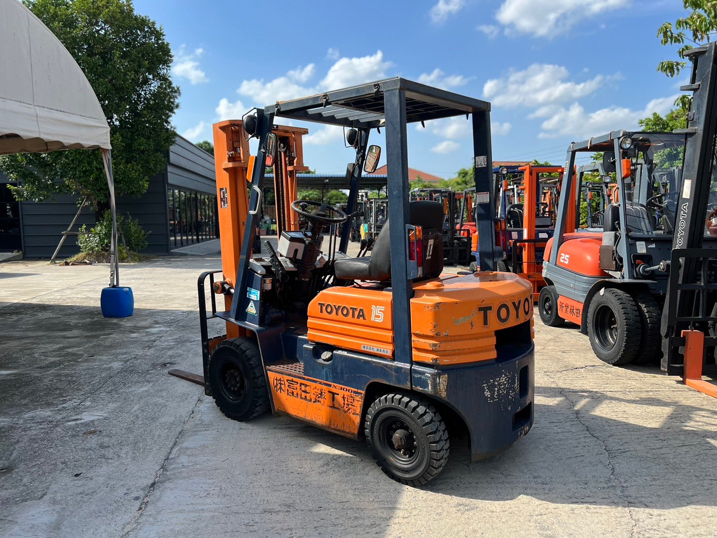 📌Toyota 5FG15 ขนาดยก1.5ตัน เสายกสูง3เมตร เครื่องยนต์เบนซิน