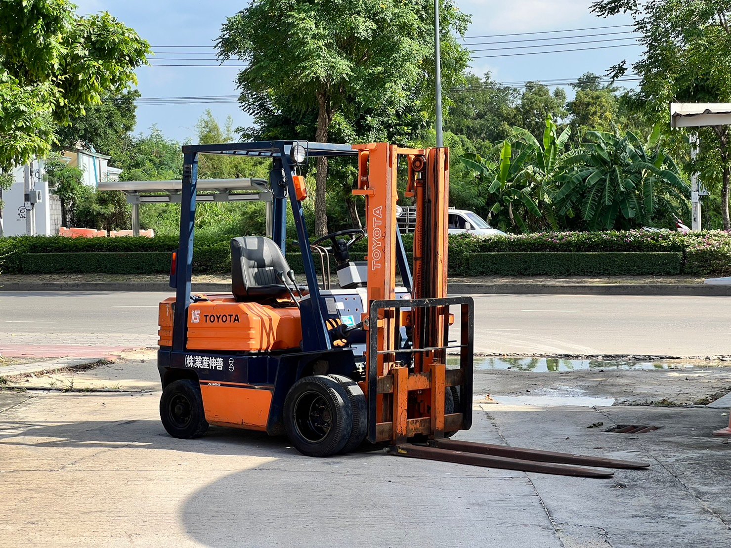 Toyota 5FD15 เสา 3 เมตร ล้อหน้าคู่ Toyota 5FD15 เสา 3 เมตร ล้อหน้าคู่