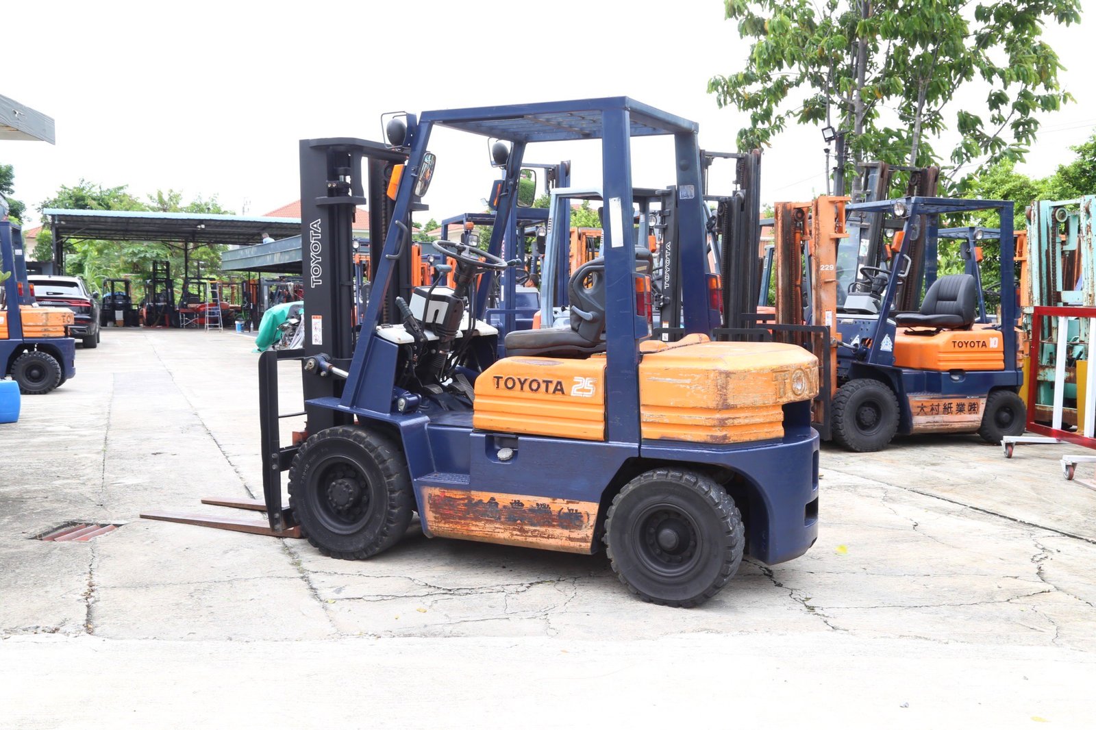 รถฟอร์คลิฟท์ Forklift Toyota 5FD25 ยก 2.5 ตัน