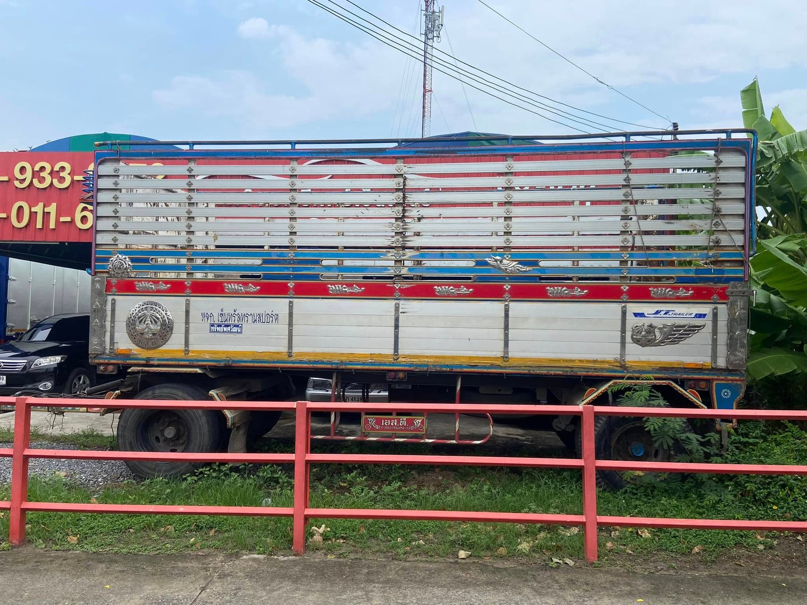 ขายหางพ่วง 2คาน กระบะคอกสูงอลูมิเนียม ยาว 6.40เมตร มีเล่มและเอกสารชุดโอนครบ