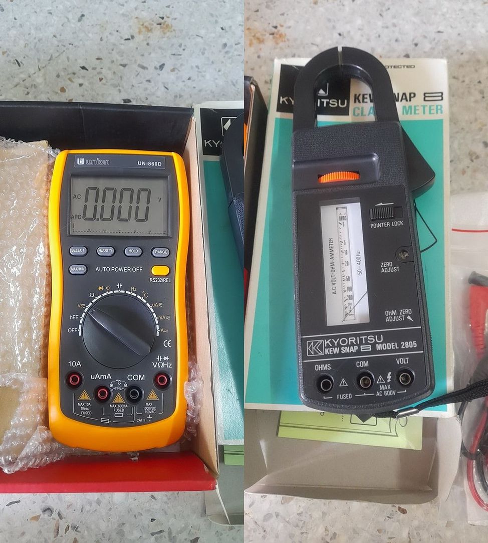 UNION UN-860D +KYORITSU Clamp Meter UNION UN-860D +KYORITSU Clamp Meter