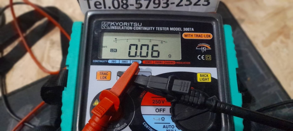 KYORITSU 3007A INSULATION/CONTINUITY Tester KYORITSU 3007A INSULATION/CONTINUITY Tester