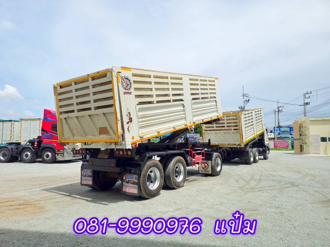 🚚สิบล้อดั้มพ์พ่วงแม่ลูก ปี 2561 HINO VICTOR FM1A 344 แรงม้า ลูกพ่วง อู่ฟินิกซ์ ปี 2565 ราคา 2,240,0