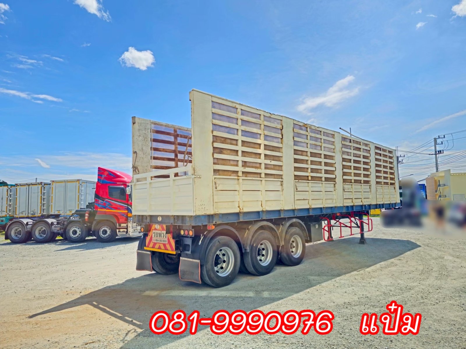 🚚หางคอก สามเพลา ปี 2565 อู่วาฟา ราคา 390,000.-(4421) 🚚หางคอก สามเพลา ปี 2565 อู่วาฟา ราคา 390,000.-(4421)