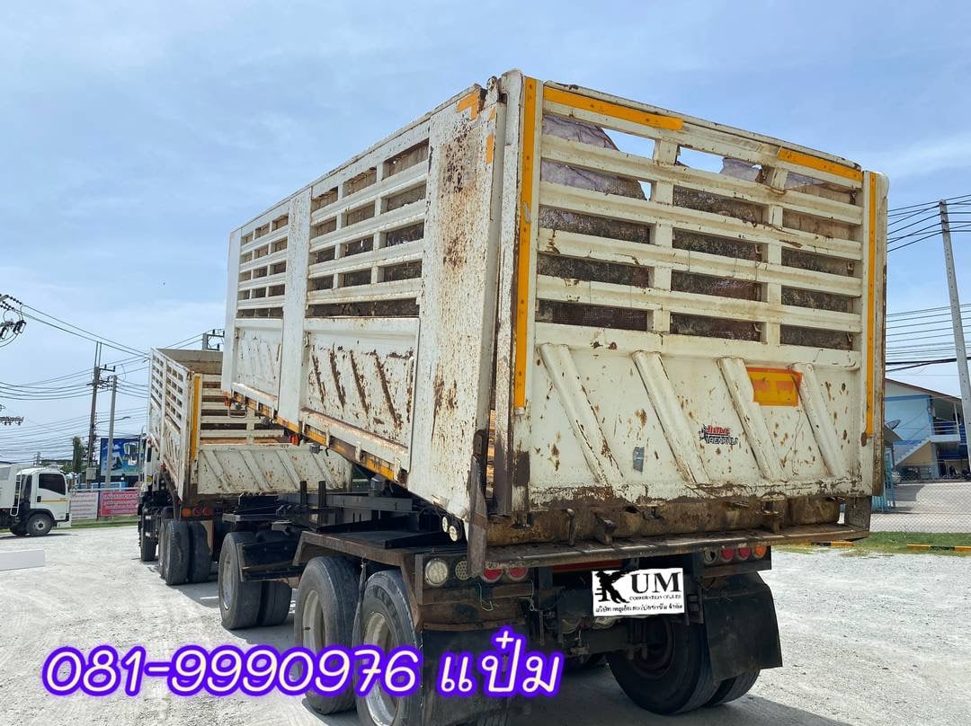🚚 สิบล้อดั้มพ์พ่วงเเม่ลูก ปี 2565 ISUZU FXZ 360 แรงม้า ราคา 2,750,000.-(3843)(3844)