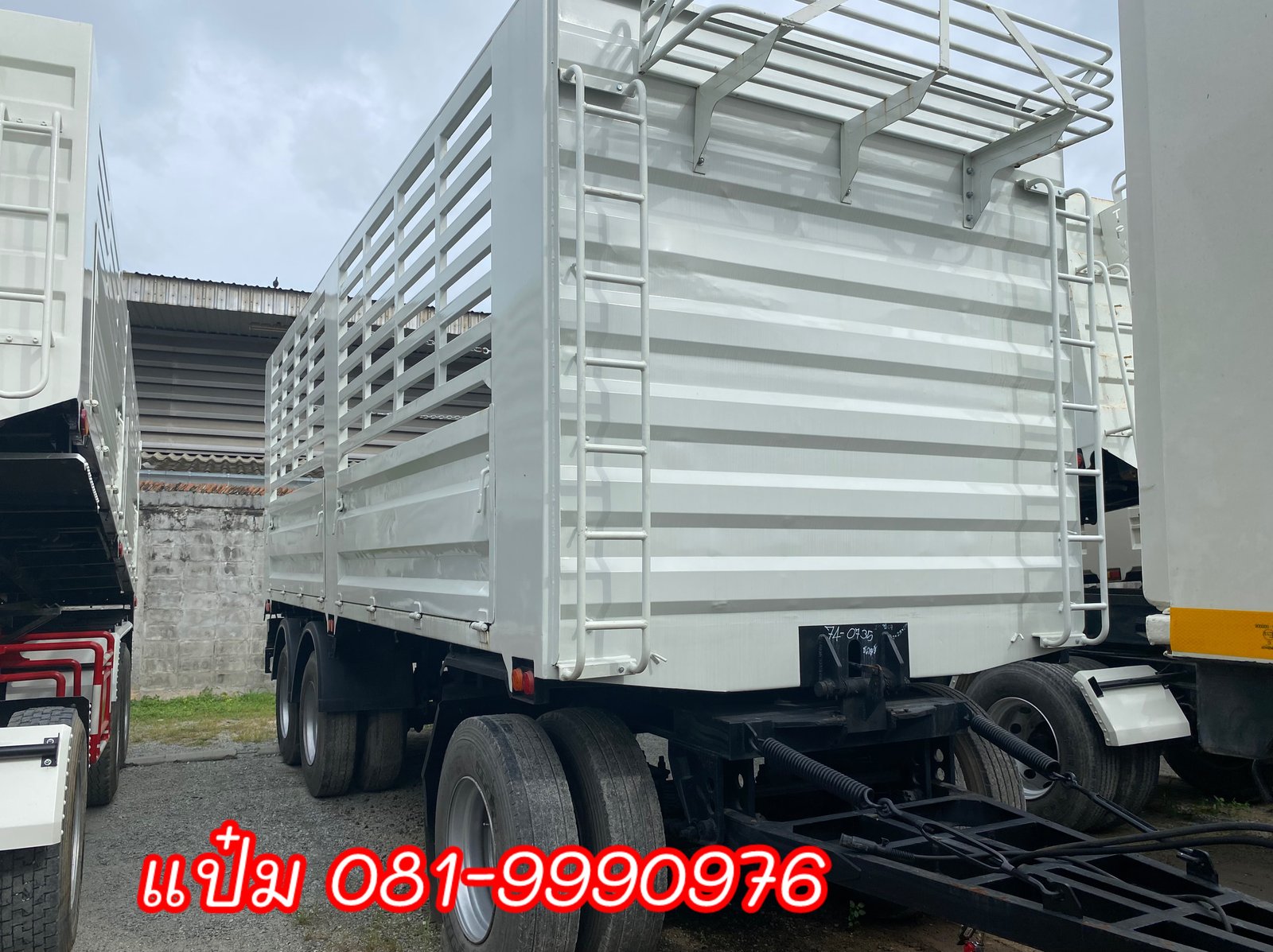 🚚หางคอกเกษตร สามเพลา ปี 2564 อู่เอส เค ที ขอนเเก่น ขนเกษตร ราคา 390,000.-(0735) 🚚หางคอกเกษตร สามเพลา ปี 2564 อู่เอส เค ที ขอนเเก่น ขนเกษตร ราคา 390,000.-(0735)